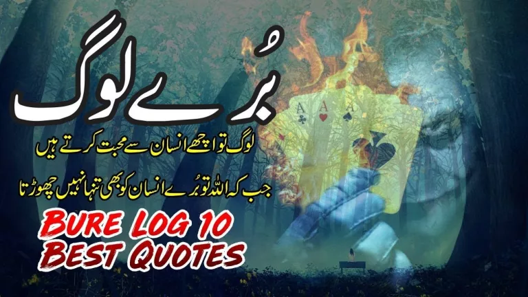 Bure log 10 amazing aqwal e zareein with images