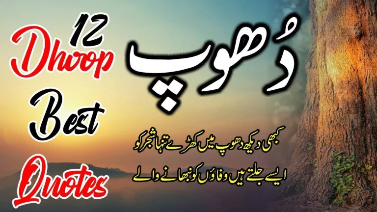 dhoop-urdu-quotes-2019