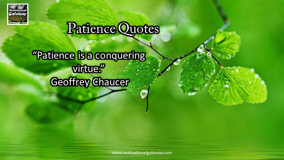 inspirational quotes on patience