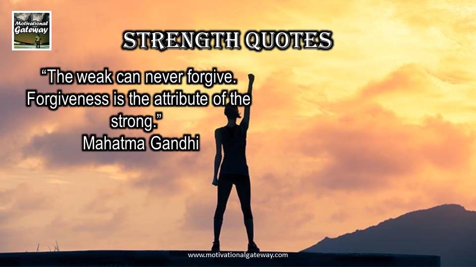 14 quotes on Strength