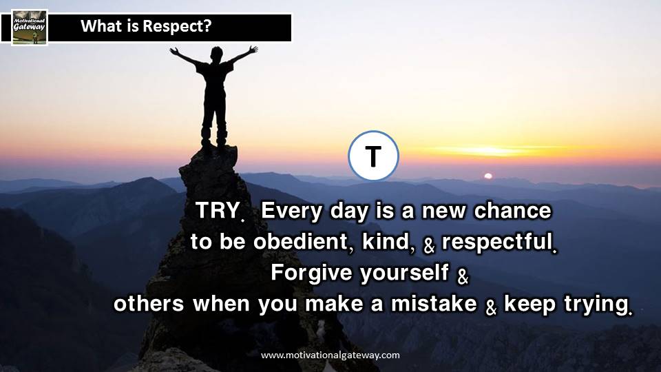 What is respect Best lines on respect