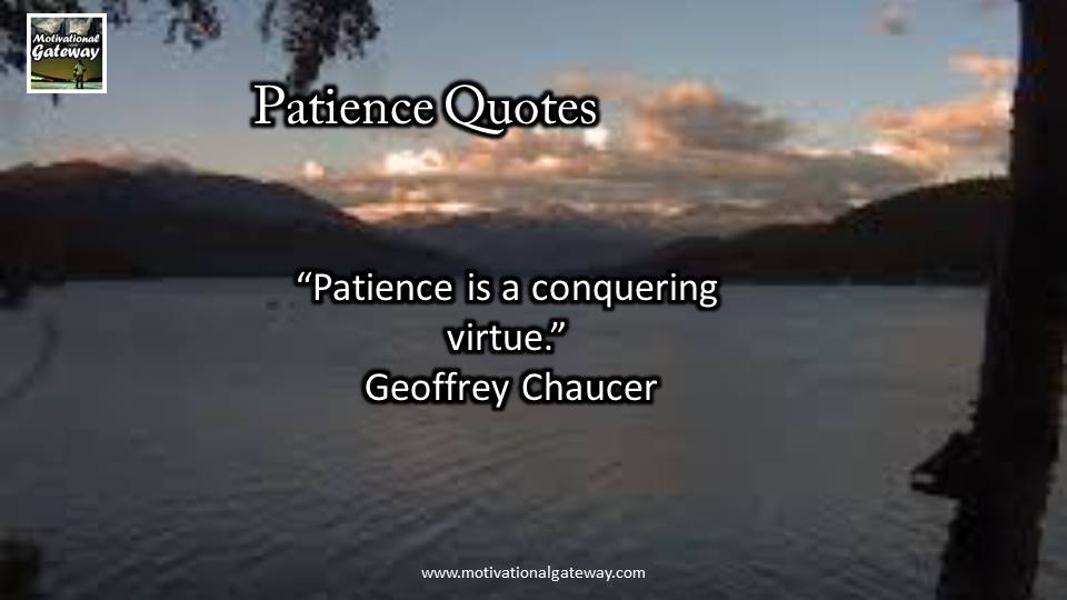 inspirational quotes on patience