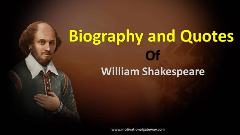 Biography and quotes of William  Shakespeare!!