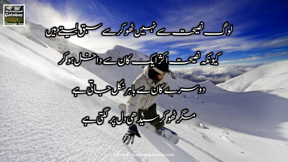 Inspirational Quotes in Urdu