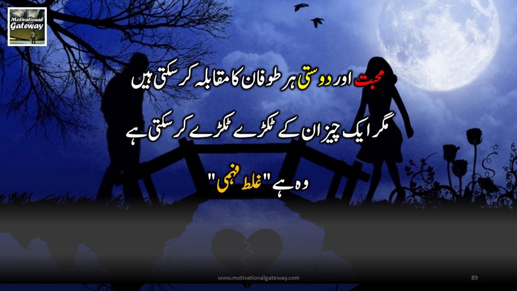 20 Heart touching quotes in urdu!! muhabat aur dosti