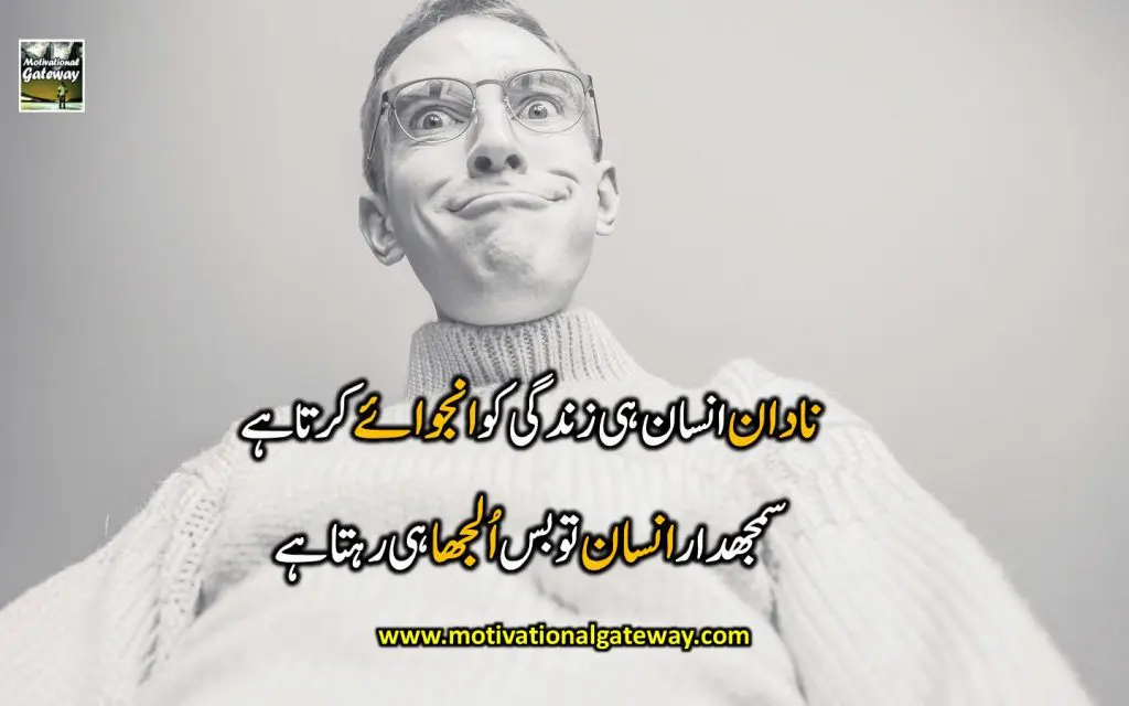 Inspirational quotes in Urdu !! nadan insan hi zindgi