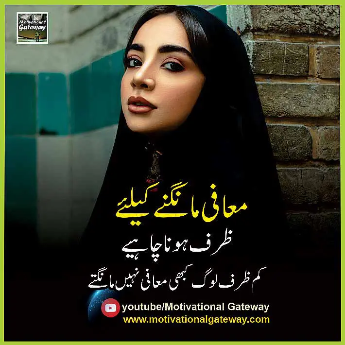 Best Powerful Urdu Quotes maafi