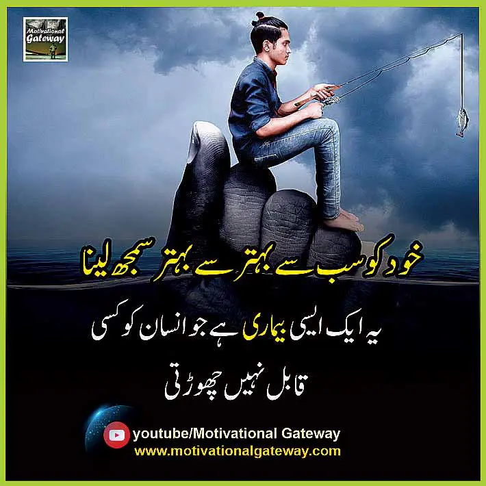 Best Powerful Urdu Quotes Khud ko sab bahter samjhna