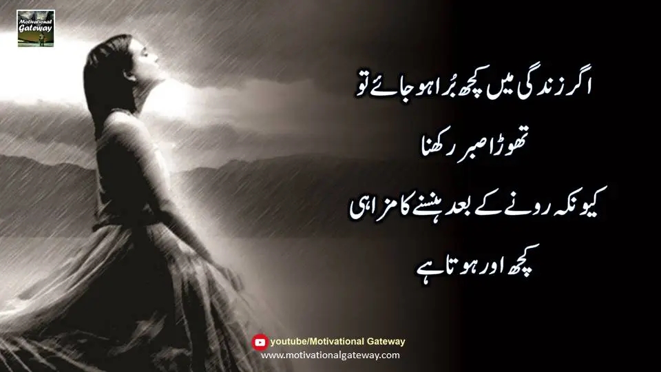 Golden words in urdu sabar quotes
