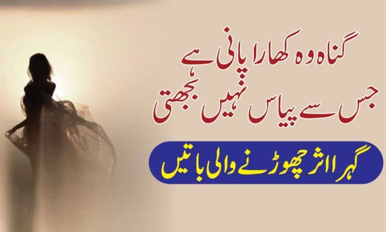 Deep Thought New Collection (New Lines In Urdu Hindi)