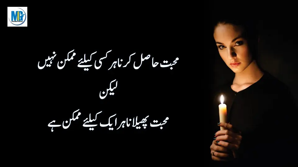 Kuch Alfaz Dill Mein Bus Jaty Hain -Urdu Quotes - Mohabbat - Imteehan-Motivational Gateway Love Quotes